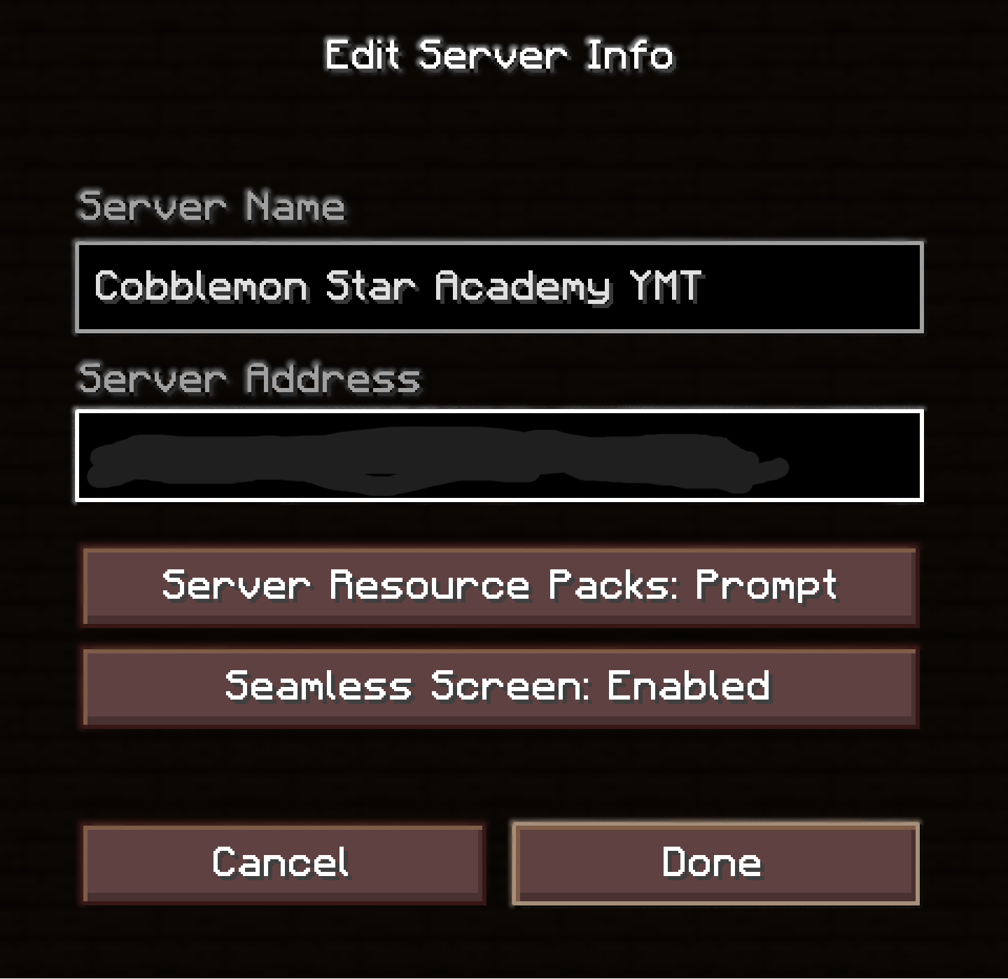 Ajout du serveur